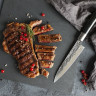 Набор: нож кухонный SAMURA BLACKSMITH, гвоздичное масло, салфетка SBL-0023C